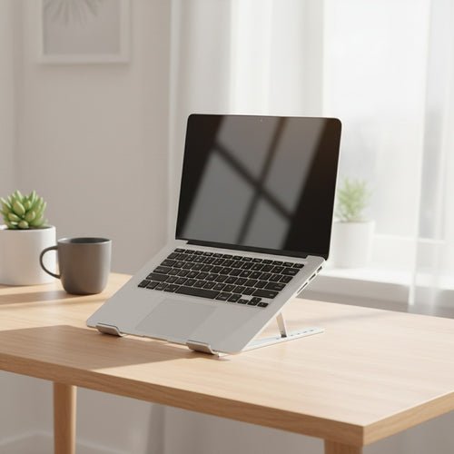 Foldable Laptop Stand – 10-Position Height Adjustable, Fits 10–17 Inch Laptops