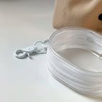 Clear Cable Organiser Case – Transparent Tech Pouch for Cables & Adapters