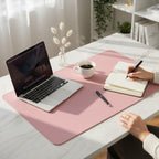 PU Leather Desk Pad – Non-Slip Waterproof Desk Mat, 4 Colours