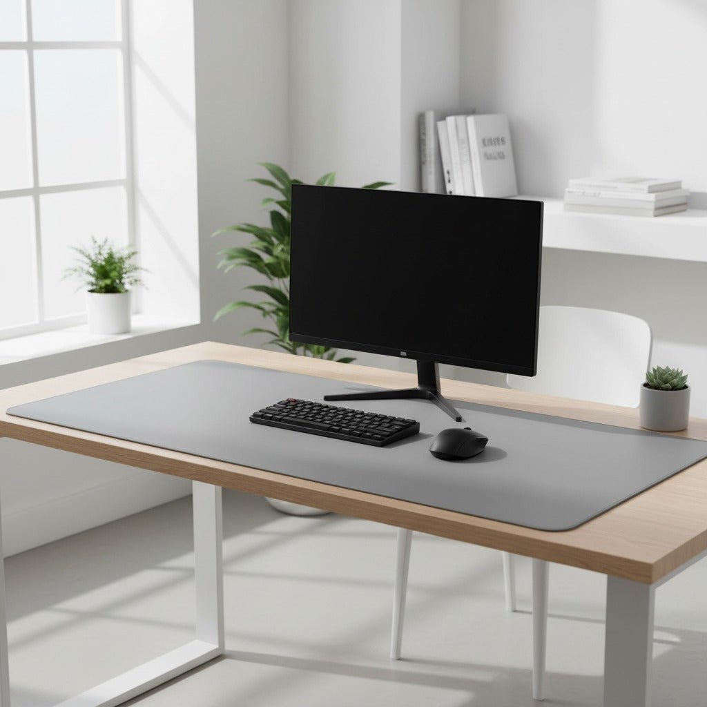 PU Leather Desk Pad – Non-Slip Waterproof Desk Mat, 4 Colours