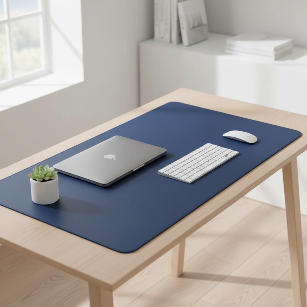 PU Leather Desk Pad – Non-Slip Waterproof Desk Mat, 4 Colours